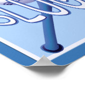 Baseball lislugger Kids Room Poster (Ecke)