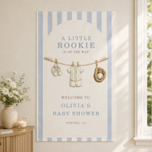 Baseball Little Rookie Baby-Shower-Willkommensschi