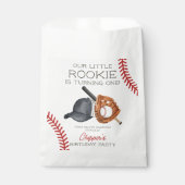 Baseball Little Rookie Zuhause Run Birthday Geschenktütchen (Vorderseite)