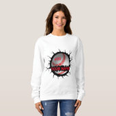Baseball-Logo, Baseball-Individuelle Name, Basebal Sweatshirt (Vorne ganz)