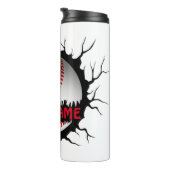 Baseball-Logo, Baseball-Individuelle Name, Basebal Thermosbecher (Nach rechts gedreht)