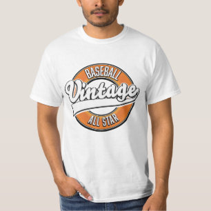 Baseball-Logo im Vintage-Stil. T-Shirt