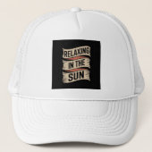 Baseball Logo Trucker Hat Truckerkappe (Vorderseite)