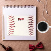 Baseball Look Personalisiert Coach Post-It Notes Post-it Klebezettel