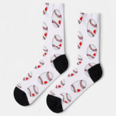 Baseball Love Socken (Linkes Detail)