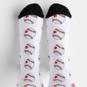 Baseball Love Socken (Oben)