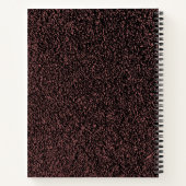 Baseball Lover Custom Personalisiert Spiral Notizblock (Rückseite)