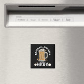 Baseball Lover Funny Quote Beer Lover Beer Drink Magnet (In Situ (Geschirrspüler))