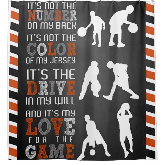 Baseball-Lover-Geschenk, Geschenkidee für Baseball Duschvorhang (Vorderseite)