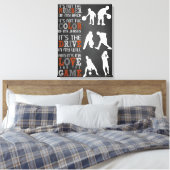 Baseball-Lover-Geschenk, Geschenkidee für Baseball Leinwanddruck (Insitu (Schlafzimmer))