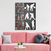 Baseball-Lover-Geschenk, Geschenkidee für Baseball Leinwanddruck (Insitu (Wohnzimmer))