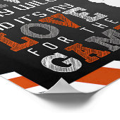 Baseball-Lover-Geschenk, Geschenkidee für Baseball Poster (Ecke)