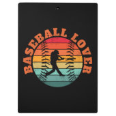 Baseball Lover Klemmbrett (Rückseite)