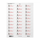 Baseball Lover Mailing Labels (Vorne)