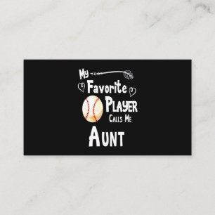 Baseball Lover   Mein Lieblingsspieler ruft mich a Visitenkarte
