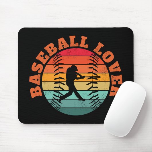 Baseball Lover Mousepad (Mit Mouse)