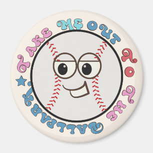 Baseball Lover's Geschenk Magnet