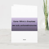 Baseball-Lüfterkarte rot und weiß Karte (Rückseite)