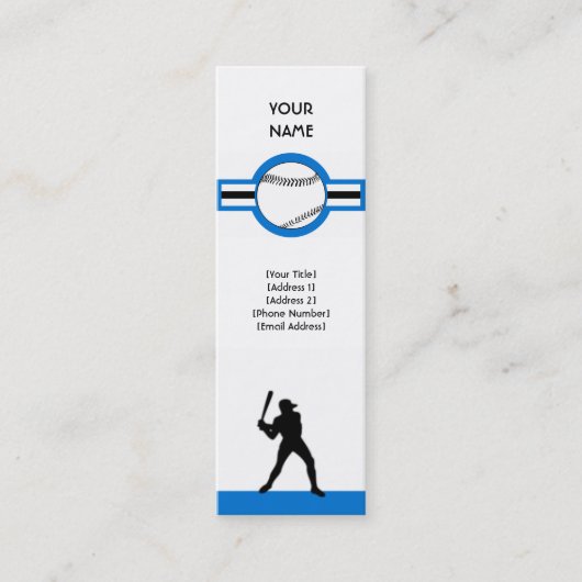 Baseball: Luftstar Mini Visitenkarte (Vorderseite)