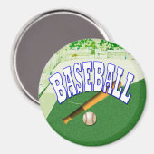 Baseball Magnet (Vorderseite/Rückseite)