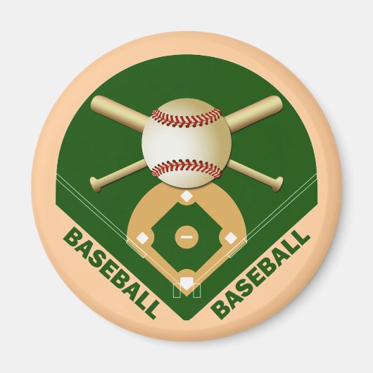 BASEBALL MAGNET (Vorne)