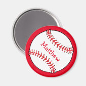 Baseball Magnet (Vorderseite/Rückseite)