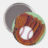 Baseball Magnet (Vorderseite/Rückseite)