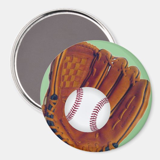 Baseball Magnet (Vorderseite/Rückseite)