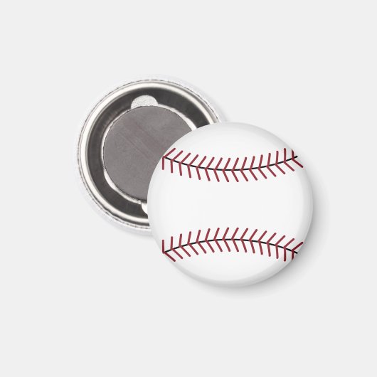 Baseball Magnet (Vorderseite/Rückseite)