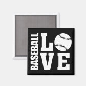 Baseball Magnet (Vorderseite/Rückseite)