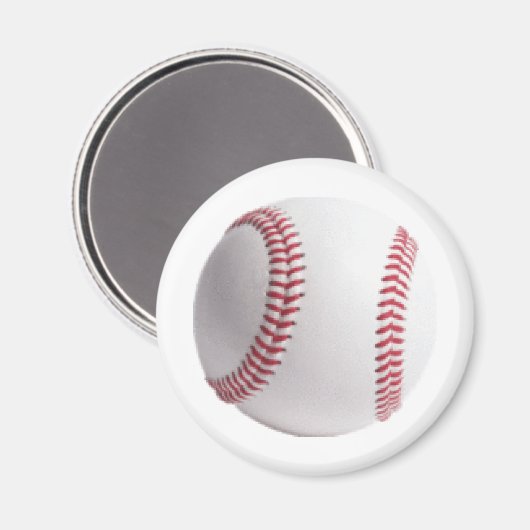 Baseball Magnet (Vorderseite/Rückseite)