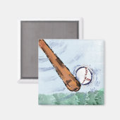 BASEBALL MAGNET (Vorderseite/Rückseite)