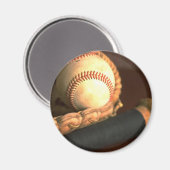 Baseball Magnet (Vorderseite/Rückseite)