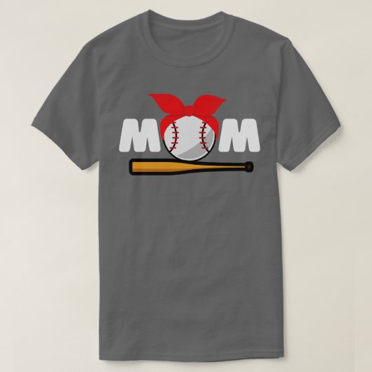 Baseball-Mama 48 T-Shirt (Design vorne)