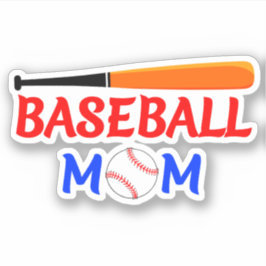 Baseball-Mama Aufkleber
