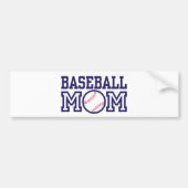 Baseball-Mama Autoaufkleber (Vorne)