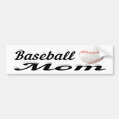 Baseball-Mama-Autoaufkleber Autoaufkleber (Vorne)