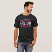 Baseball-Mama Baseball-Baseball-Baseball-Mutter 1 T-Shirt (Vorne ganz)