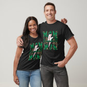 Baseball-Mama Baseball-Blitz Bolt Leopard-Licht T-Shirt (Unisex)