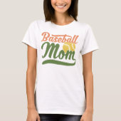 Baseball-Mama, Baseball-Geschenk für Mama T - Shir T-Shirt (Vorderseite)