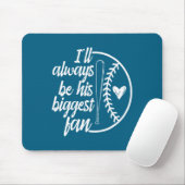 Baseball-Mama Baseball-Spieler Baseball Mousepad (Mit Mouse)