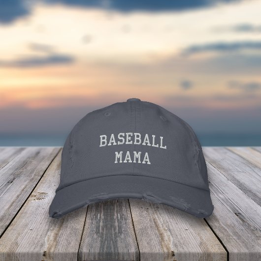 Baseball Mama Bestickte Baseballkappe