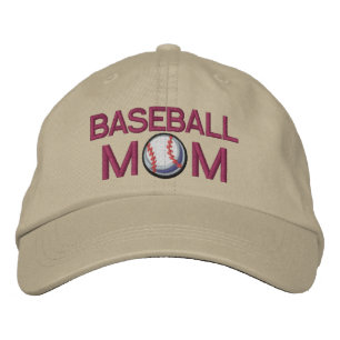 Baseball-Mama Bestickte Kappe