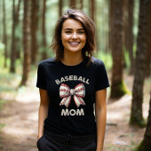 Baseball Mama Bow T-Shirt