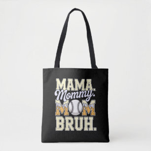 Baseball Mama Bruh Funny Ice Creme Tropfen Design Tasche