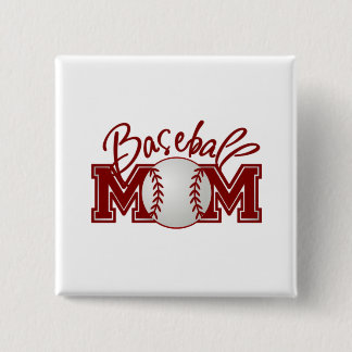 Baseball MAMA Button