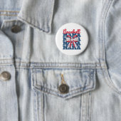 Baseball Mama Coquette Bow Mama Mütter Tag Button (Beispiel)