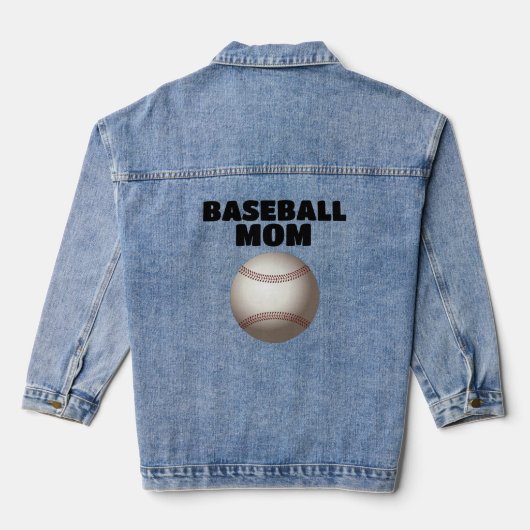 BASEBALL MAMA Denim Jacket Jeansjacke (Rückseite)