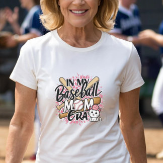Baseball Mama Era Cat Lover T-Shirt