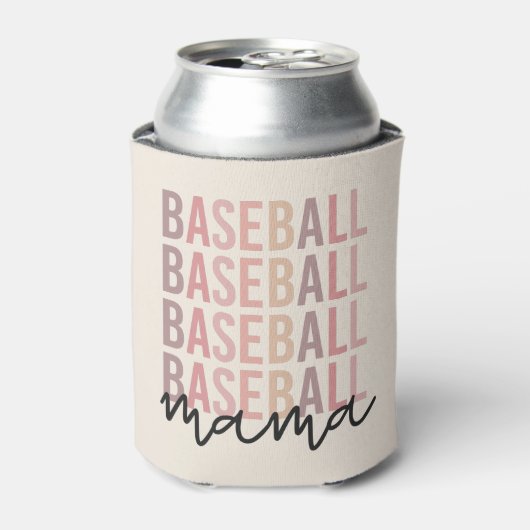 Baseball Mama | Geschenke für Baseball-Mamas Dosenkühler (Kanne Vorderseite)